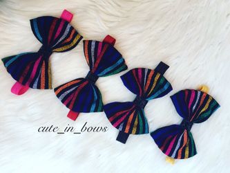 Serape bows