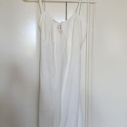 Brandy Melville White Tie Dress – Flowy, XS/S