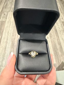 14k Gold Cz Ring