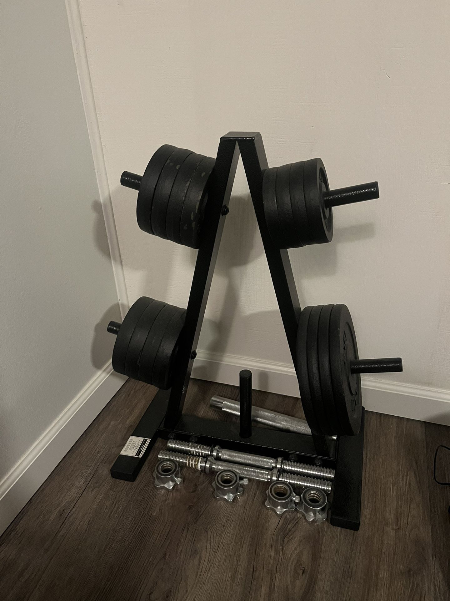 Weight Set Plus Stand