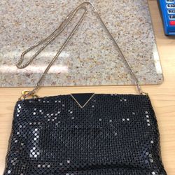 Vintage ELKA black mesh handbag 