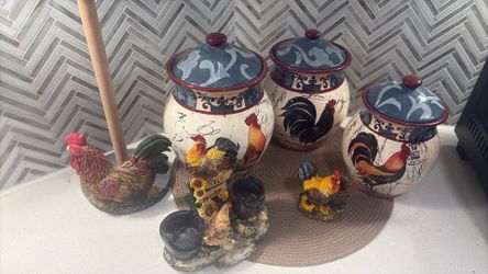 Rooster kitchen set