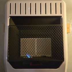 20,000 BTU VENT FREE INFRARED/RADIANT HEAT INDOOR HEATER W/ THERMOSTAT AND BLOWER( DUAL FUEL)