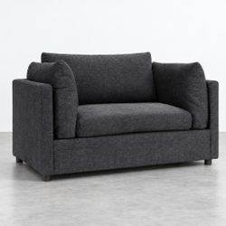 Clarice Cuddle Chair With Jocular Graphite Body