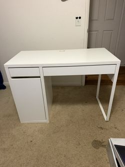 IKEA MICKE White Desk with Drawers & Storage