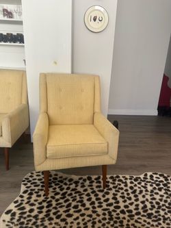 Pair of Mid century Modern Accent Chairs