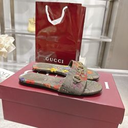 Floral Horsebit Women's Slippers