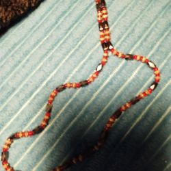 Vintage Magnetic Necklace Beaded