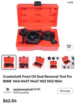 BMW crankshaft front oil seal puller