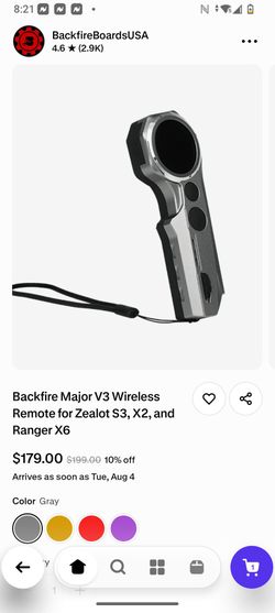 Controller for electric skatebourd