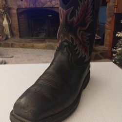 (Size-13EE) Men's, Used in Good Condition, Ariat Men's Sierra Western Work Boots - Steel Toe
