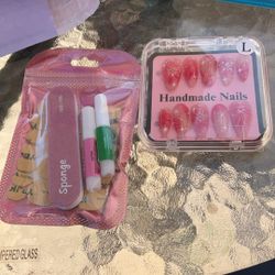 BRAND NEW TIK TOK NAILS AND KIT $35