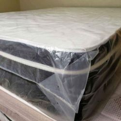 King Size New Thick Pillow Top Bed Can Deliver 