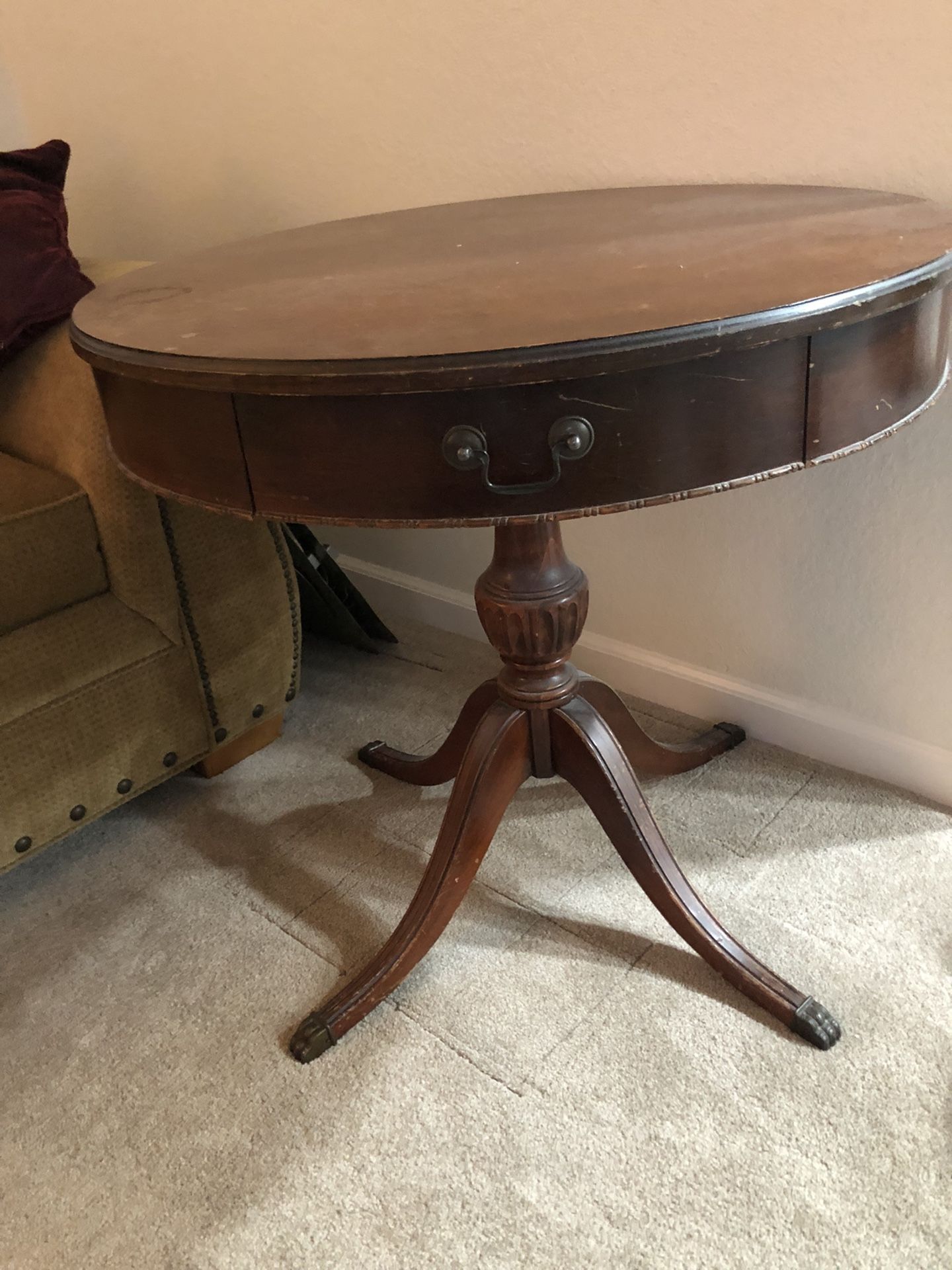 Mersman Claw foot Table
