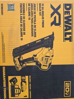 DeWalt 15 gauge angled nailgun