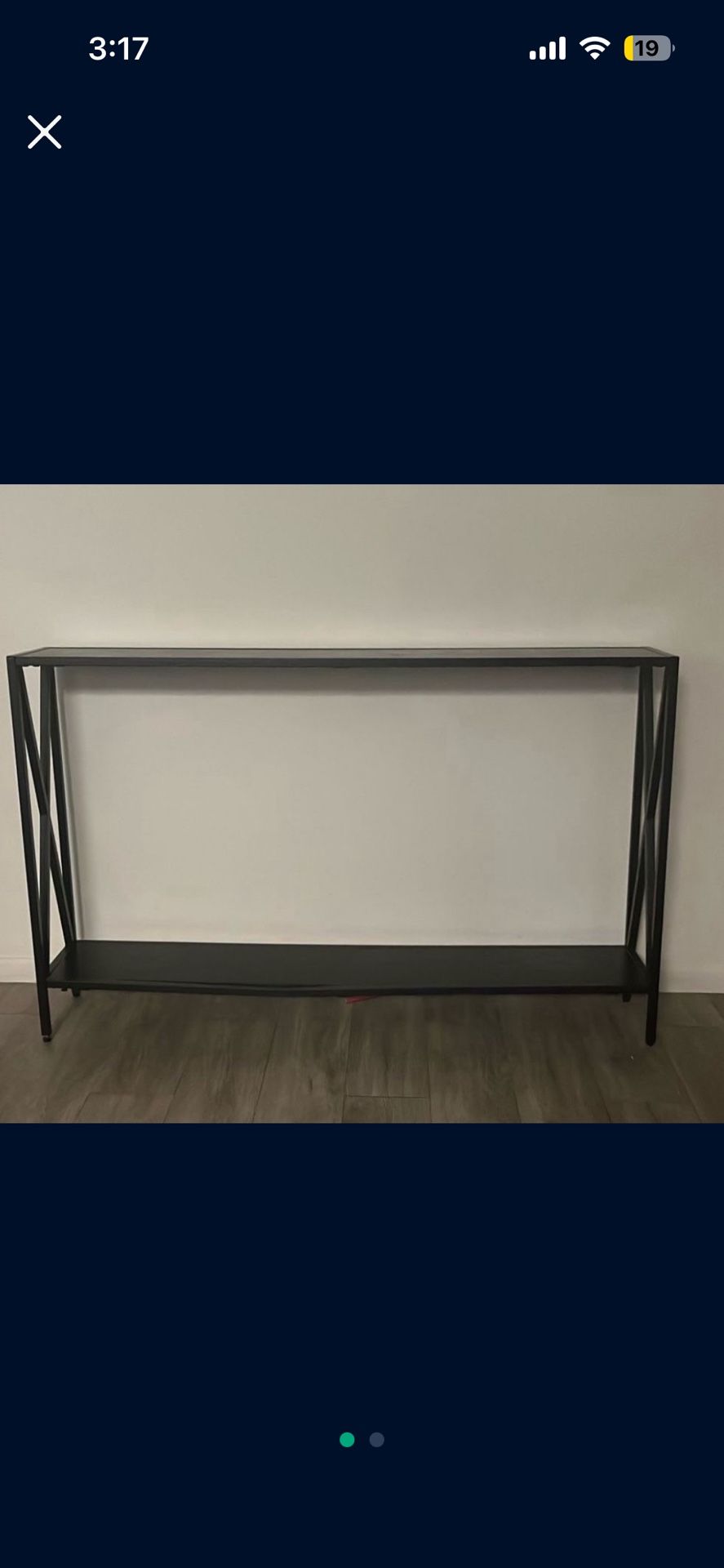 Black Console Table