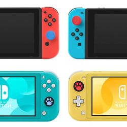 2 Pack Joycon Joysticks, Joycon Repair Kit Joystick Replacement Parts for Nintendo Switch, Switch Lite & Switch OLED, Include Thumb Grips, Metal Lock 