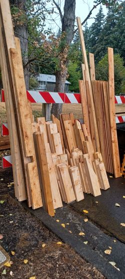 Big lot of miscellaneous Cedar boards. $50 takes it 4all