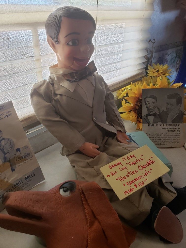 Vintage Ventriloquist Jimmy Nelson Ventriloquist Dummies