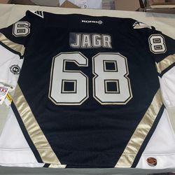 Nwt Jaromir Jagr Pittsburgh Penguins Koho Jersey Mens Xl Black Mic 90s Vintage