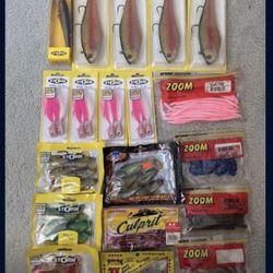 FISHING Bait Lures New OLD Stock STORM ZOOM TUSANAMI STRiKE KING CULPRIT