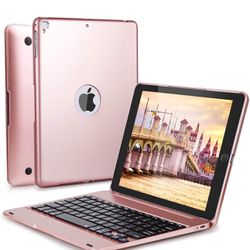 Wireless Bluetooth Keyboard Case for iPad 5th-6th Gen, Air 1-2, Pro 9.7 - Slim Full Protection Cover