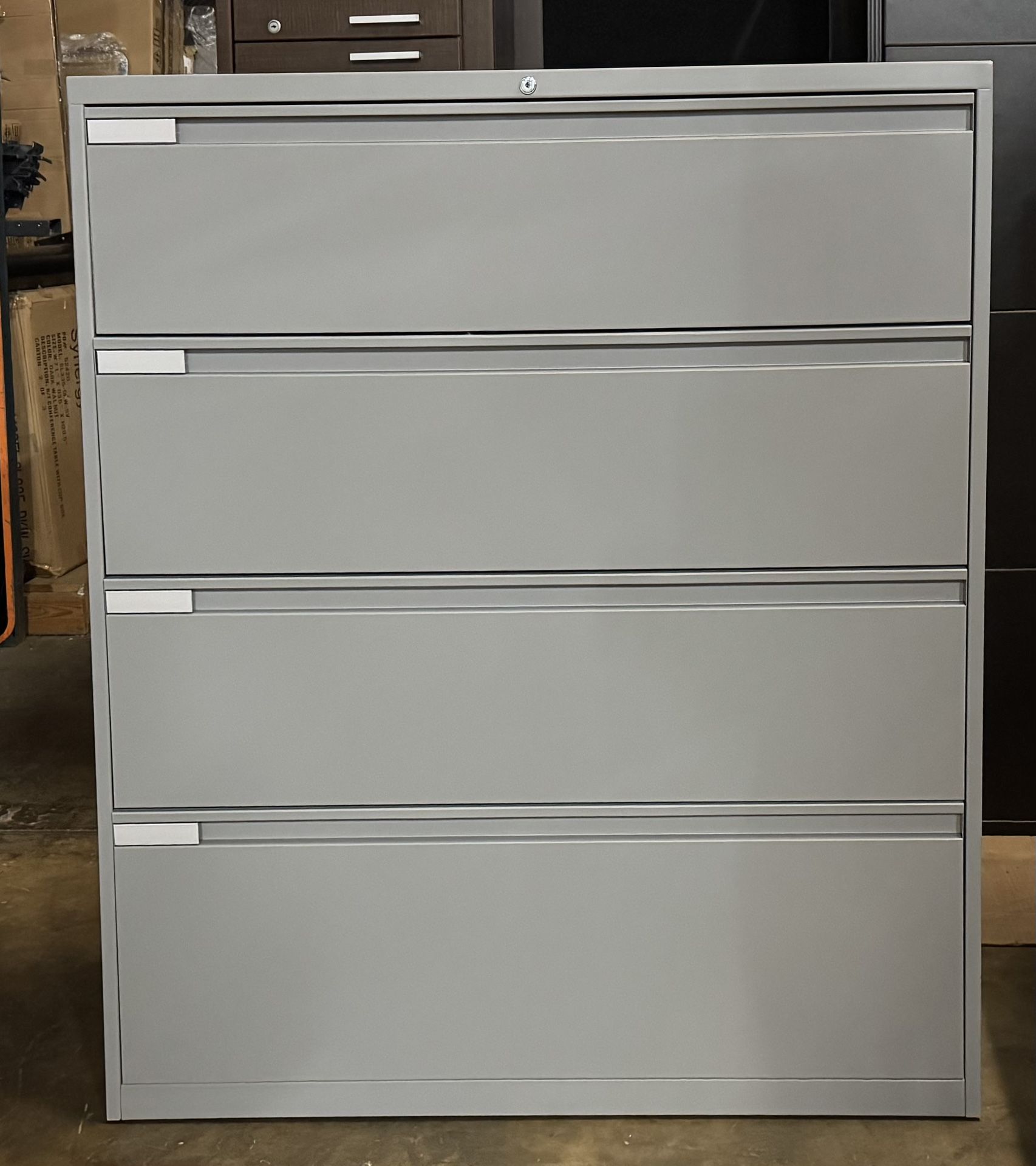 (NEW) 4 Drawer File Cabinets w/Locks & Keys