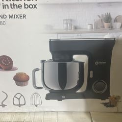 900W 8.5 QT Electric Standing Mixer, 10-Speed, Tilt-head, with Dough Hook, Wire Whip, Flat Beater