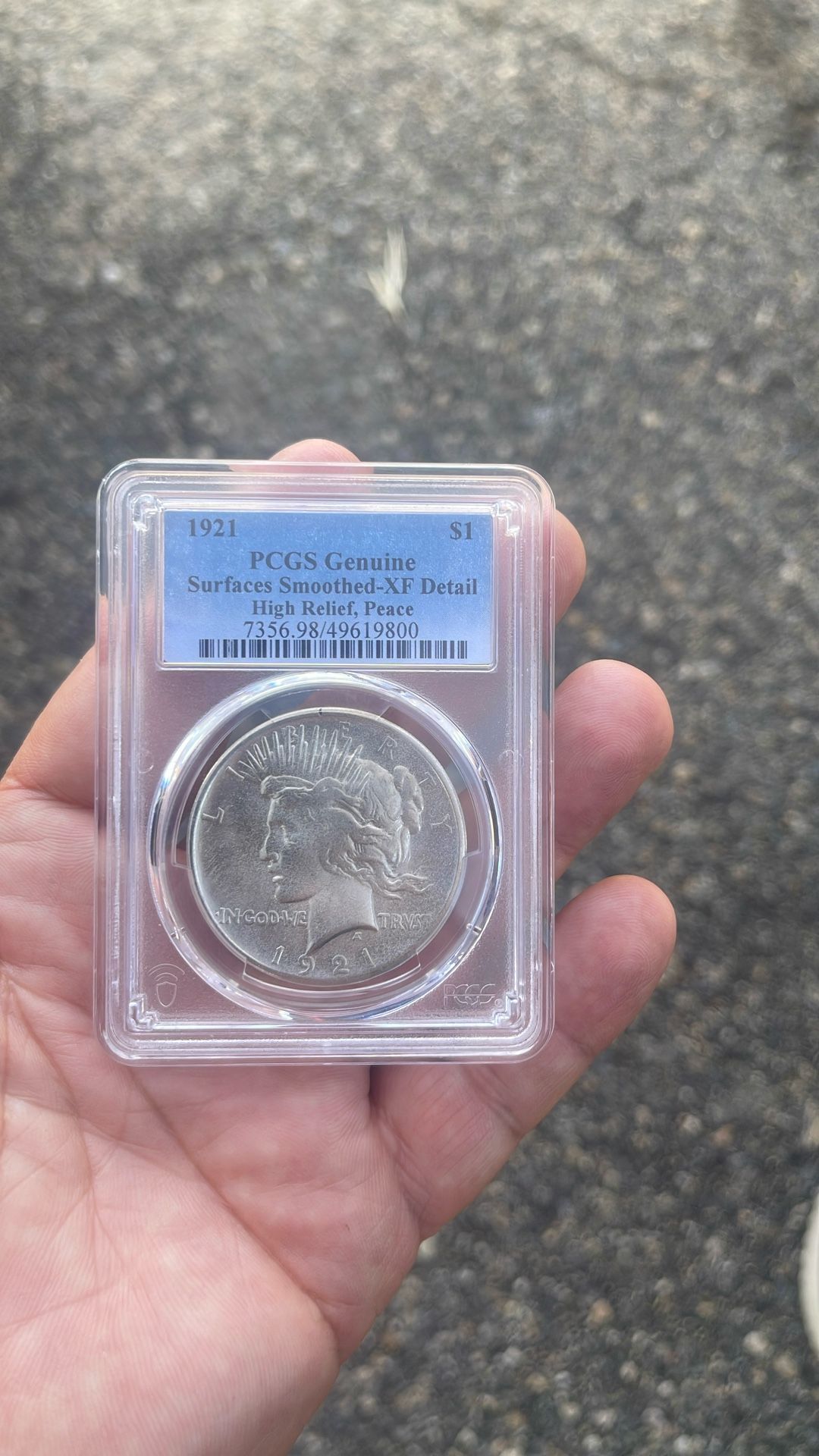 1921 peace dollar