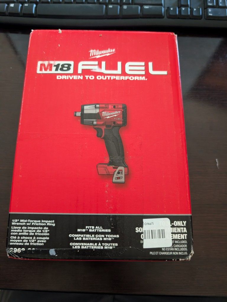 Milwaukee Fuel Impact Wrench Mid Torque 1/4