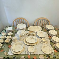 Vintage Fine China Set, 89 Pieces
