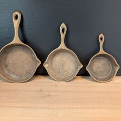 Vintage Mini Metal Skillets