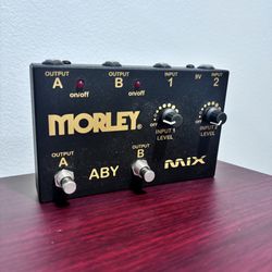 Morley ABY Mix 2-button Switcher/Mixer Pedal