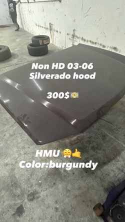 Silverado hood