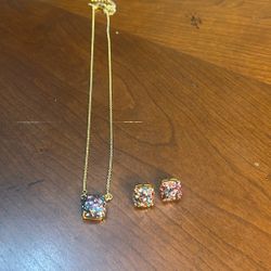 Earrings And Necklace