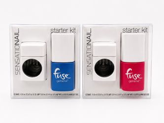 Sensationail Fuse Gel Nail Polish and light! 2 pack bundle!