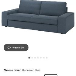 Blue Kivik Ikea Sofa Couch