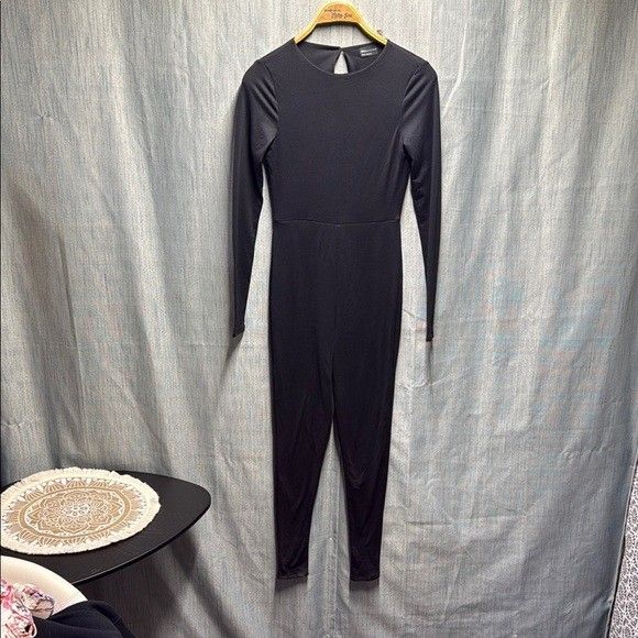 ASOS Black Long Sleeve Jumpsuit size 4