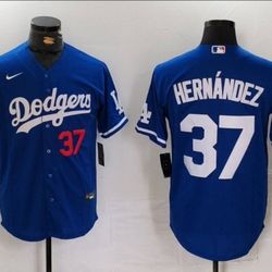 LOS ANGELES DODGERS STITCHED BASEBALL JERSEY 