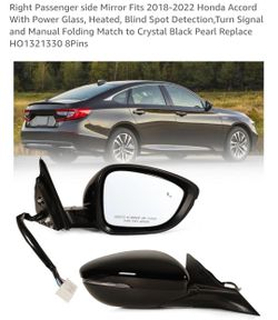 Honda Accord passenger mirror (2018-2022)