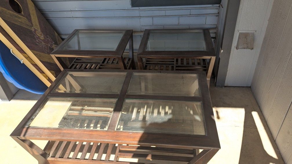Coffee Table And End Tables