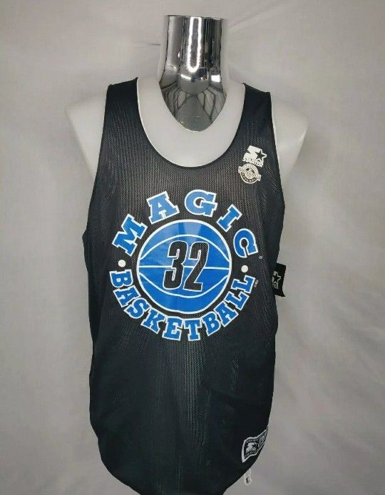 Vintage Shaquille O'Neal Magic Starter reversible jersey XXL/54 
