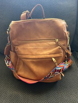 Alebrije Leather Backpack