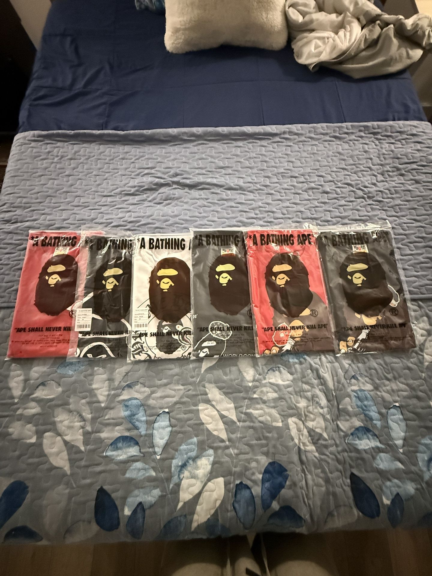 $40 EACH CORTIEZ AND BAPE TEES
