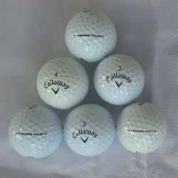 Callaway Chrome Tour & Chrome Soft Grade 'A' Golf Balls By The Dozen