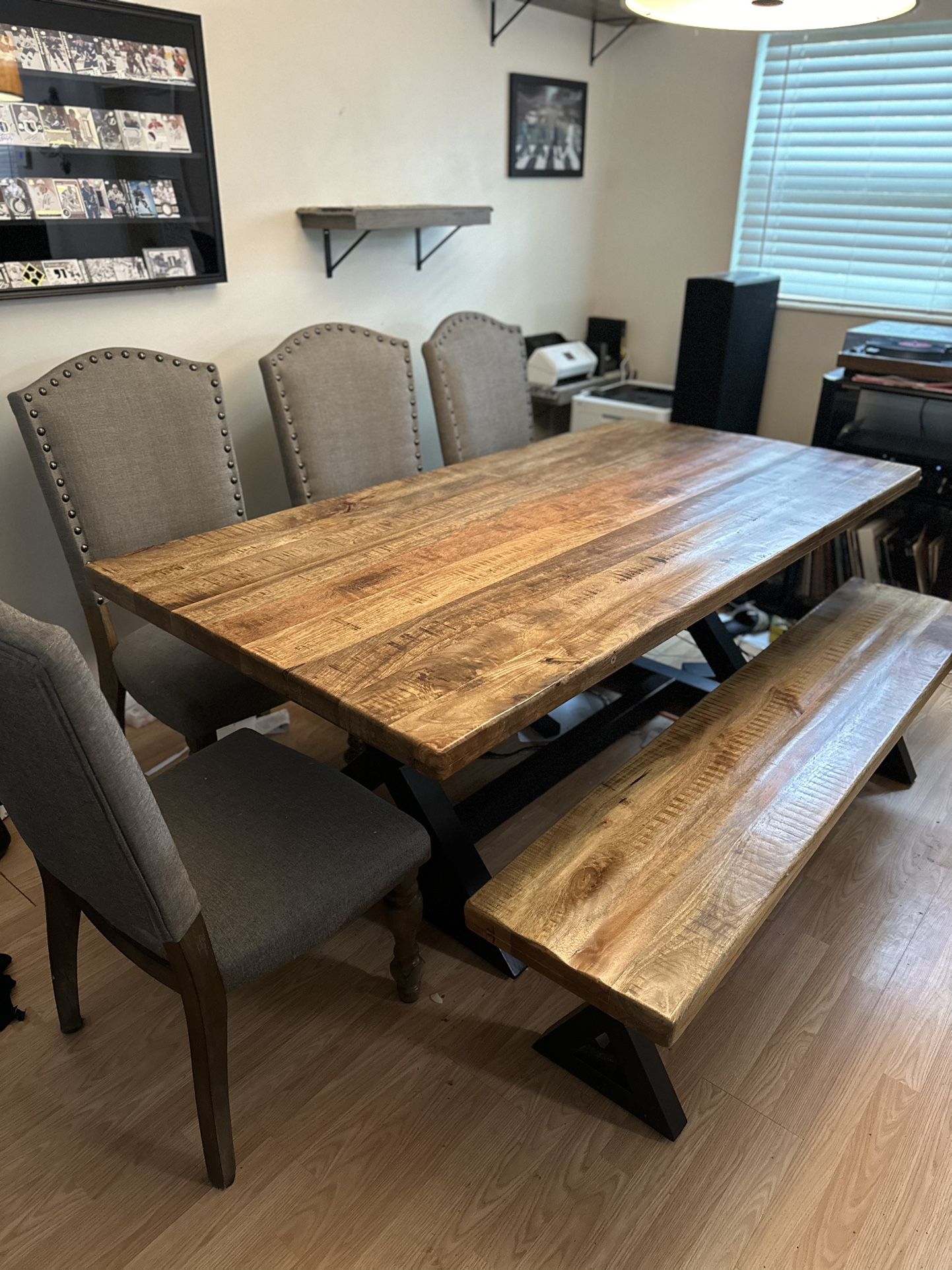 Ashley Wesling Dining Table And bench With Chairs