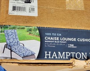 Lounge chair cushions