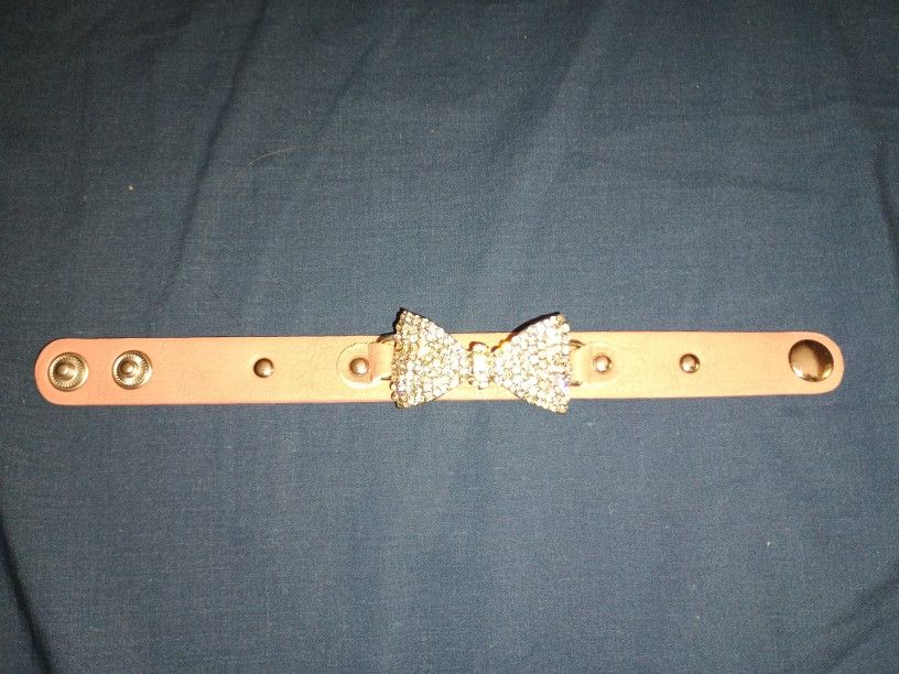Blinged Out Bow Bracelet