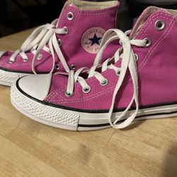 Pink Chuck Taylor’s (Women’s Size 8)