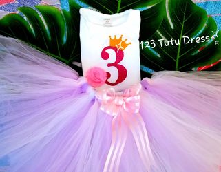 Birthday Princess Girls Tutu Outfit